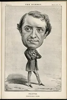 Victorian Era Theatre History Prints: Fechter (Hornet)