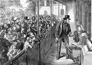 Feeding the Lions at London Zoo, 1871 Feeding the Lions at London Zoo, 1871