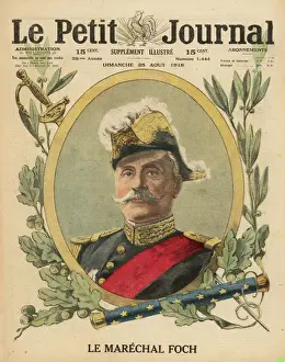 Prints of FERDINAND FOCH Marshal of the French army during the First World War Generals And Leader Prints: Print of Ferdinand Foch in 1918 Marshal of the French army