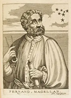 European Maritime History Prints: Ferdinand Magellan