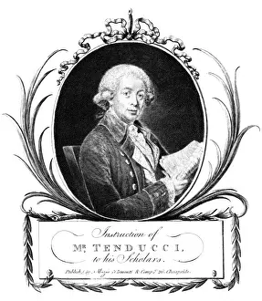 Ferdinando Tenducci Print by Unknown Artist