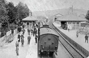 Rail Collection: Ferryside Railway Station, Carmarthenshire, South Wales