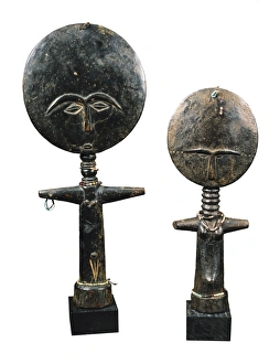Fertility Idols. Ashanti art. Sculpture on wood Fertility Idols. Ashanti art. Sculpture on wood