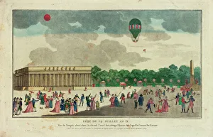 Festival for 14 July, Champs Elysees, Paris Festival for 14 July, Champs Elysees, Paris