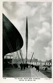 Festival of Britain 1951 - The Skylon, South Bank, London Festival of Britain 1951 - The Skylon, South Bank, London