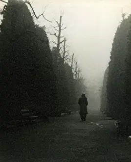 Norman Synge Photography Prints: Figure in the Mist