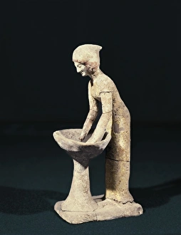 Figure of Woman in the Kitchen. ca. 1500 BC - 1100 Figure of Woman in the Kitchen. ca. 1500 BC - 1100