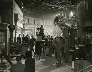 Vintage London Street Scene Prints: Filming / Riverside Studio
