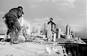 Filming Thunderbirds Print circa 1965