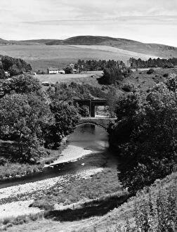 Rheidol Collection: A fine view of the River Rheidol, at Ponterwyd, Cardiganshire, Wales