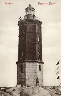 Prints of Finland - Hango - The lighthouse Date: circa 1910s Related Prints: Finland - Hango Lighthouse Print circa 1910s
