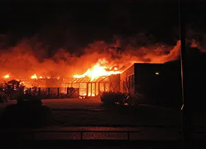 Firefighters at scene of fire at Riverside Drive, Chiswick Firefighters at scene of fire at Riverside Drive, Chiswick