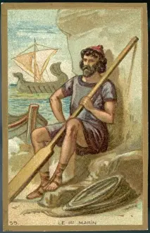 Maritime Art Prints: First Sailors
