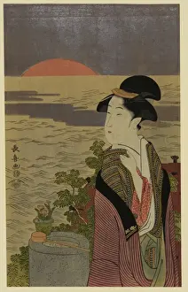 Woodblock Art Japan Prints: First sunrise