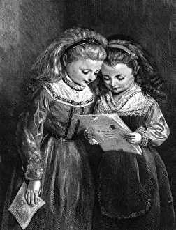 Victorian Era Romance Prints: The First Valentine