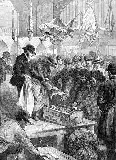 A Fish Auction in Columbia Market A Fish Auction in Columbia Market