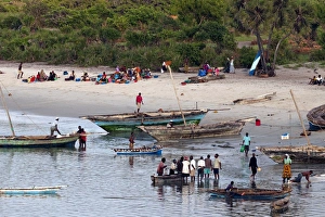 Fishermen - start their activities early in the morning Fishermen - start their activities early in the morning