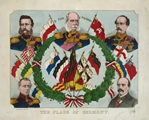 German Flags Prints: The flags of Germany