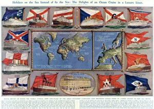 Flags and Ships of the Great Steamship Companies, 1932 Flags and Ships of the Great Steamship Companies, 1932