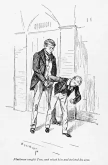 Prints of Flashman and Tom Charles Kingsley Prints: Print of Flashman and Tom by Mary Evans