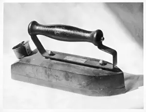 Flat Iron 1930s Print, Electric Pressing Iron for Tailors