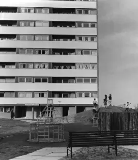 Birmingham Council Estate Print, 1968