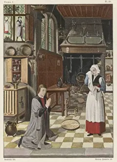 Flemish Kitchen C16 Print