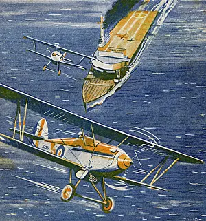 Aircraft Carrier Prints: A Floating Flying Field