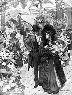 The Flower Department, Harrods, London, 1906 The Flower Department, Harrods, London, 1906