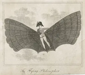 Historical Fantasy Art Prints: The Flying Man