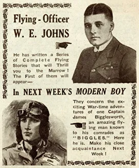 Flying Officer W E Johns - Biggles stories in Modern Boy Flying Officer W E Johns - Biggles stories in Modern Boy