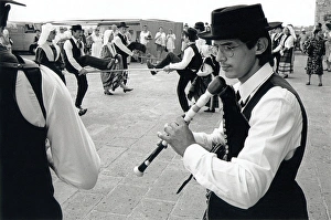 Folk dancing in Duras, Lot-et-Garonne, France Folk dancing in Duras, Lot-et-Garonne, France