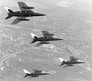 Four Folland Fo144 Gnat T1s including XP510 and XS109 Four Folland Fo144 Gnat T1s including XP510 and XS109