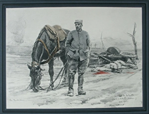 Food/ammunition carrier behind lines - WWI Food/ammunition carrier behind lines - WWI