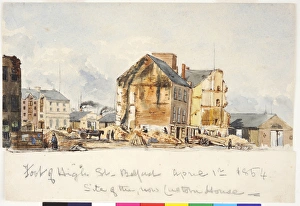 Foot of High Street, Belfast, Site of the new Custom House Foot of High Street, Belfast, Site of the new Custom House