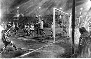 Football after dark: a match on the first association ground Football after dark: a match on the first association ground