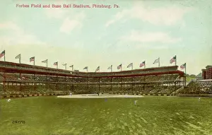 Baseball Stadium Prints: Forbes Field Print, Pittsburgh c.1909