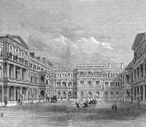 Foreign Office Print, King Charles Street, London 1861