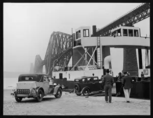 Forth Bridge Prints: Forth Bridge Ferry Print, 1941