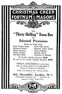 Soldiers Collection: Fortnum & Masons Christmas Box for soldiers, WW1