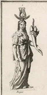 Fortuna Roman Goddess of Luck Print
