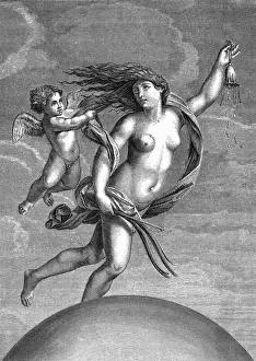 Roman Goddess Of Luck Prints: Fortuna (Pannemaker)
