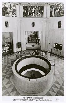 Foucault Pendulum Print, Griffith Observatory, Los Angeles