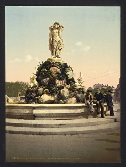 Fountain of the Three Graces, Montpelier, France Fountain of the Three Graces, Montpelier, France