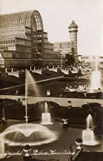The Fountains at Crystal Palace Print, 1908
