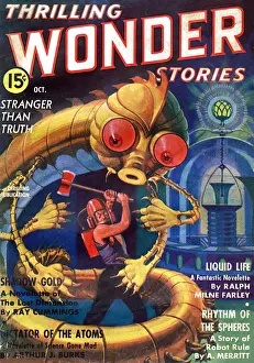 Four-Armed Alien: Man-Jewels for Xothar Print, 1936