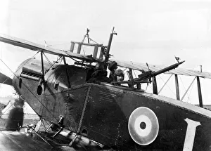 Four-gun Bristol fighter plane at Agincourt, France Four-gun Bristol fighter plane at Agincourt, France