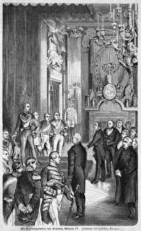Prussian Royal Family History Prints: Fr. Wil. Refuses Crown
