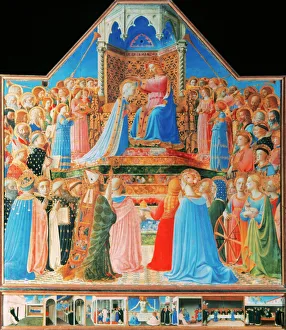 Fra Angelico (1387-1455). The Coronation of the Virgin Fra Angelico (1387-1455). The Coronation of the Virgin