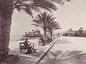 France Nice The Promenade des Anglais in Quieter Days Print